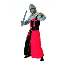 Disfraz medieval cruzado adulto