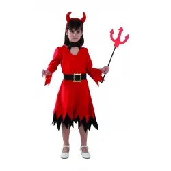 Vestido demónio menina.