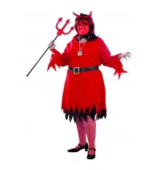 Vestido demónia vermelha.