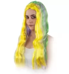 Peluca hippie multicolor