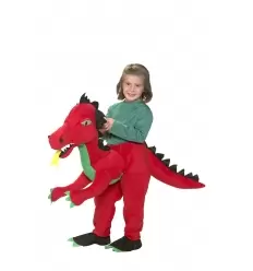 DISFRAZ DRAGON ROJO INFANTIL