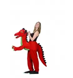 DISFRAZ DRAGON ROJO ADULTO