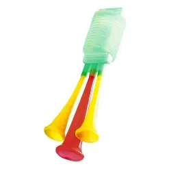 Triple-trumpet air horn