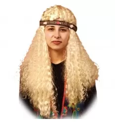 Perruque hippie ondulÉe