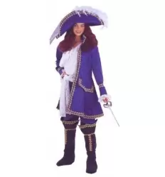 Musketeer ladies blue costume