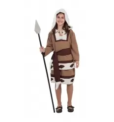 DISFRAZ ESQUIMAL MARRON NIÑA