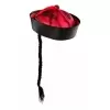Chinese cloth hat with pigtail