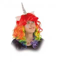 PELUCA UNICORNIO ARCOIRIS