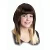 Wig long hair and blond tips