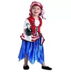 Disfraz bucanera pirata lujo bebe