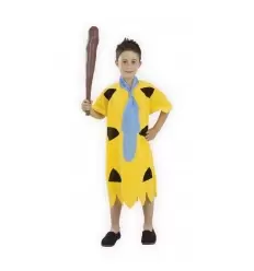 DISFRAZ NIÑO DE LAS CAVERNAS AMARILLO