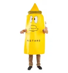 DISFRAZ BOTE DE MOSTAZA