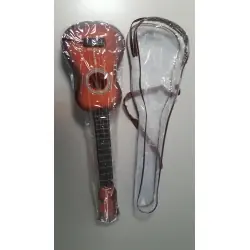Violão fabricado em um plástico que imita à madeira