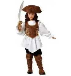 Pirate buccaneer menina costume