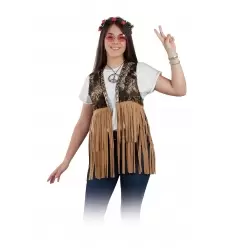 Chaleco hippie mujer