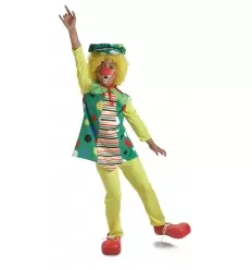 Clown girl polka dot costume