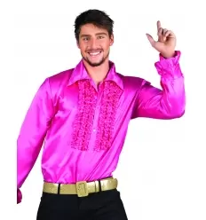 CAMISA CHORRERAS ROSA