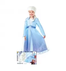 DISFRAZ ELSA CON PELUCA FROZEN2 EN CAJA