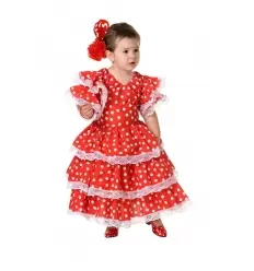 Flamenco dancer kids costume